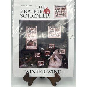 Needlepoint Pattern Bird Winter Wind Sampler Book Farmhouse Countrycore Prairie